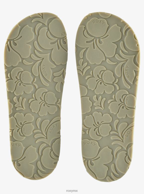 Roxy mujer sandalias deslizantes con pelo sintético 68XP01417