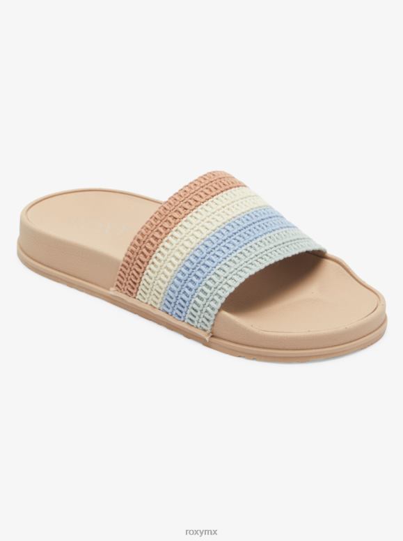 Roxy mujer sandalias resbaladizas de ganchillo 68XP01215